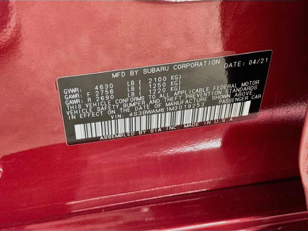 Used 2021 Subaru Legacy Limited w/ Popular Package #3 AWD/4WD image 33
