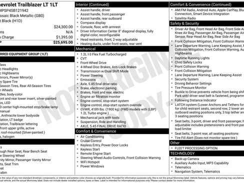 Used 2025 Chevrolet TrailBlazer LT FWD image 39