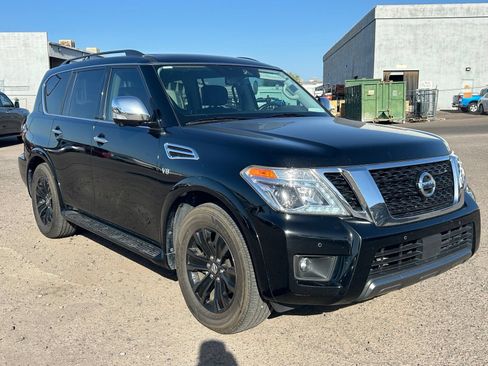 Used 2019 Nissan Armada Platinum w/ Captain's Chairs Package RWD image 3