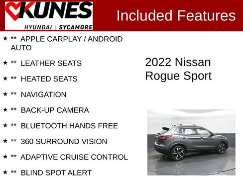Used 2022 Nissan Rogue Sport SL AWD/4WD image 2