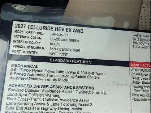 Used 2027 Kia Telluride EX AWD/4WD image 15