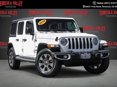 Used 2018 Jeep Wrangler Unlimited Sahara AWD/4WD image 1