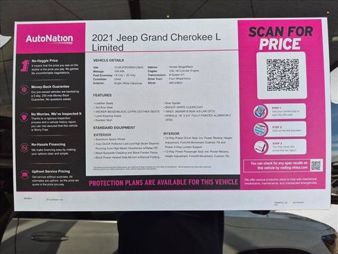 Used 2021 Jeep Grand Cherokee L Limited AWD/4WD image 23