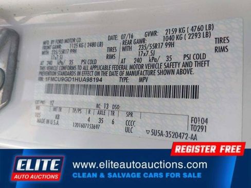 Used 2017 Ford Escape SE image 17