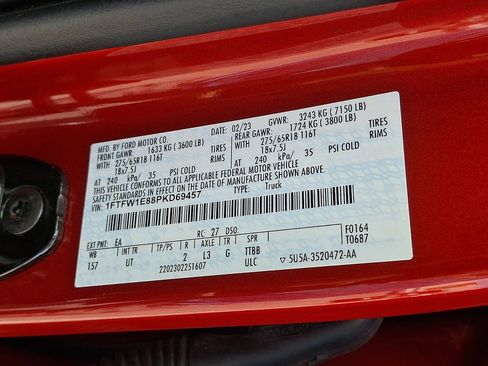 Used 2023 Ford F150 XLT w/ Equipment Group 302A High AWD/4WD image 28