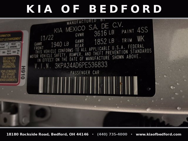 Certified 2023 Kia Rio S FWD image 14