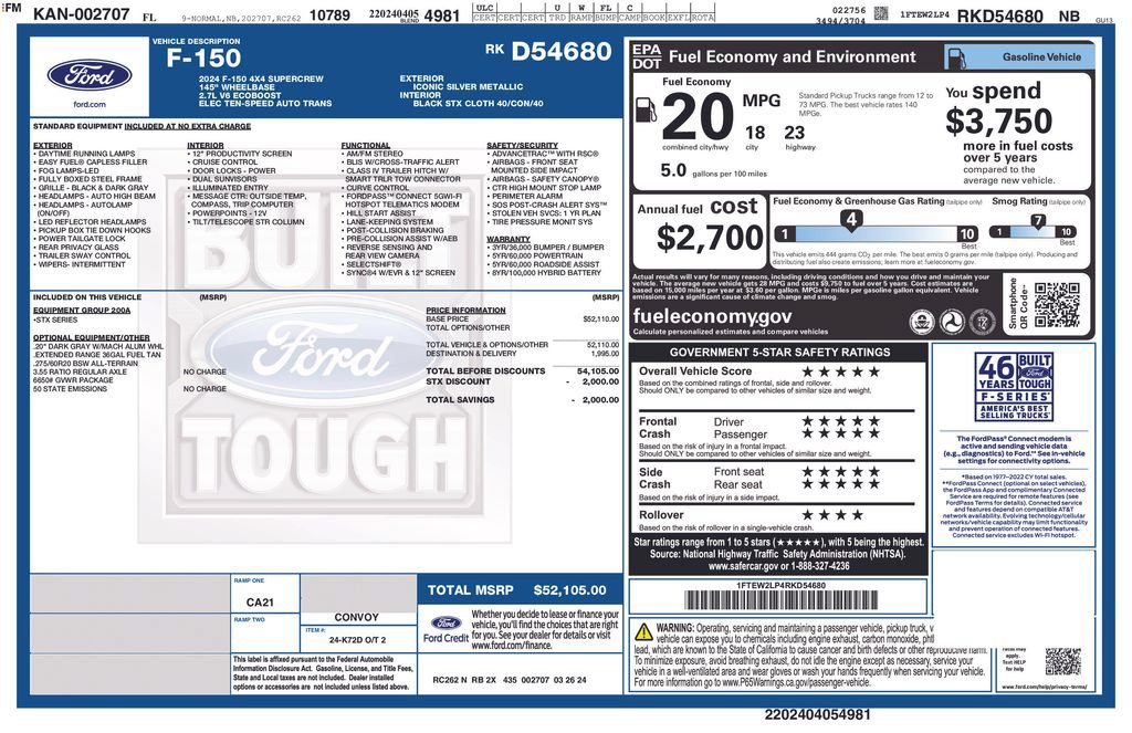 Used 2024 Ford F150 STX AWD/4WD image 6