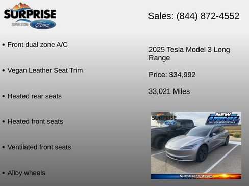Used 2025 Tesla Model 3 RWD image 12