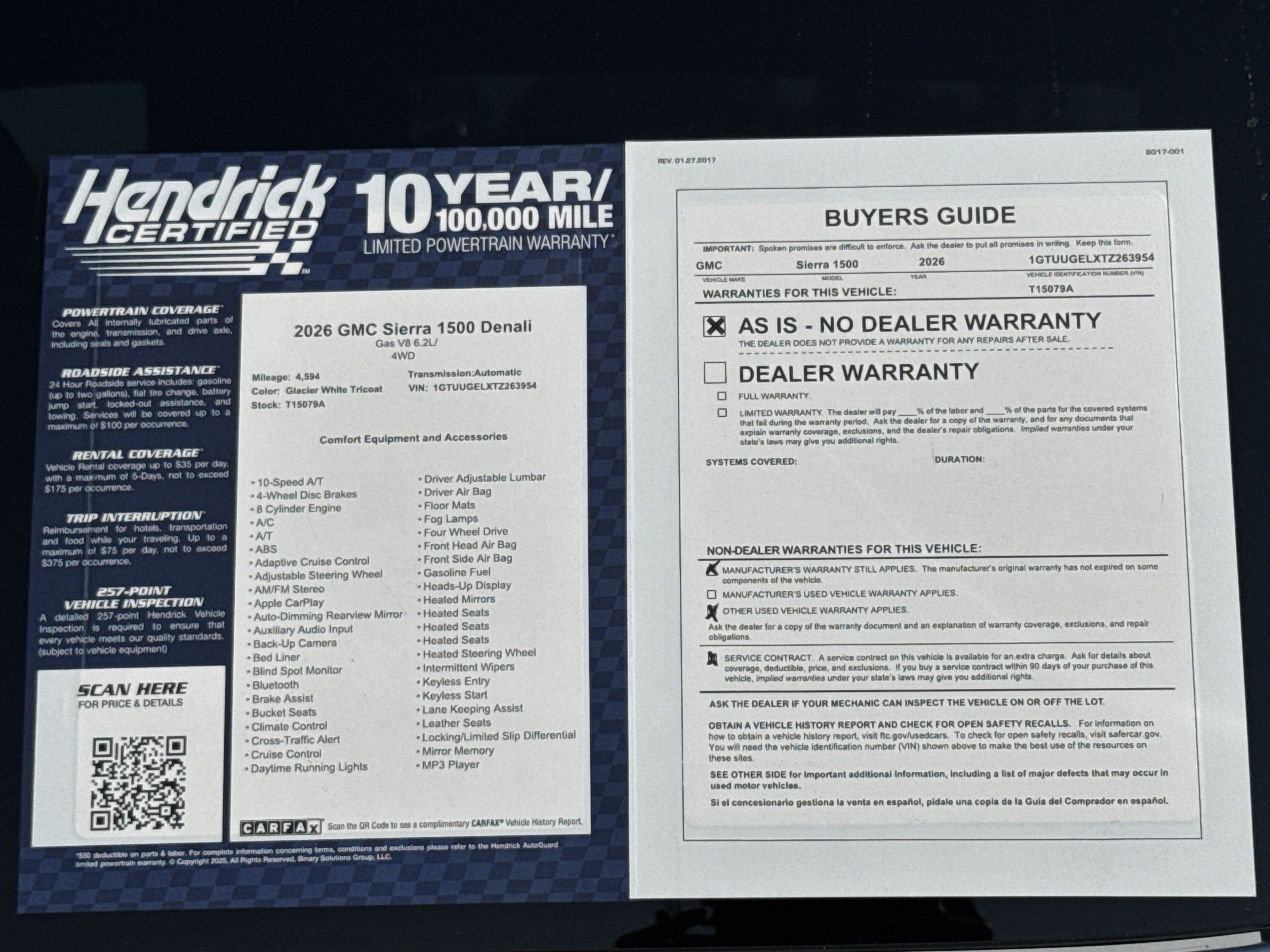 Used 2026 GMC Sierra 1500 Denali AWD/4WD image 37