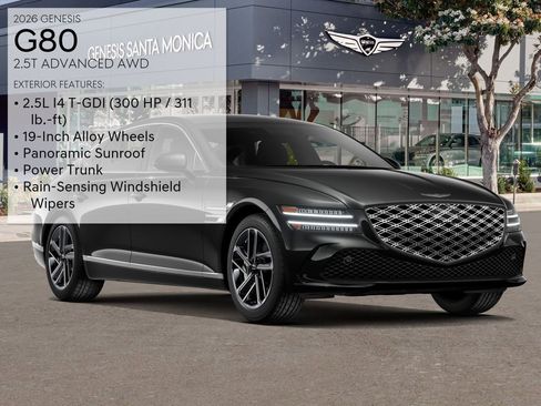 New 2026 Genesis G80 2.5T Advanced image 10