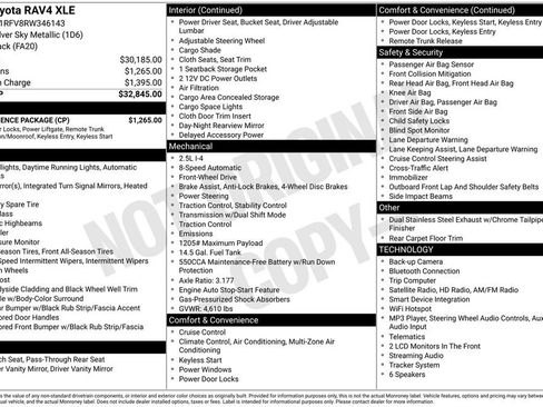 Certified 2024 Toyota RAV4 XLE w/ Convenience Package FWD image 2