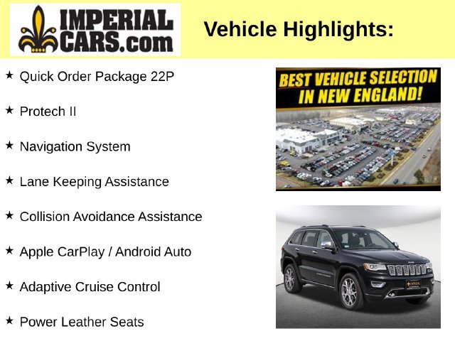 Used 2020 Jeep Grand Cherokee Overland AWD/4WD image 3