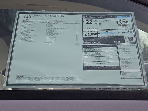 New 2026 Mercedes-Benz GLE 350 4MATIC image 19