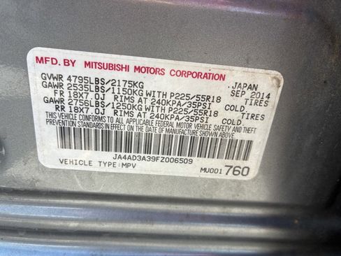 Used 2015 Mitsubishi Outlander SE FWD image 20