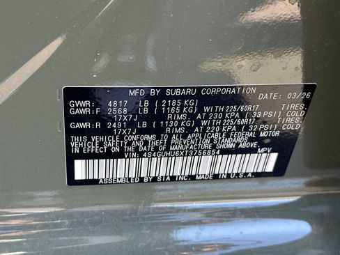 New 2026 Subaru Crosstrek 2.5i Wilderness AWD/4WD image 32