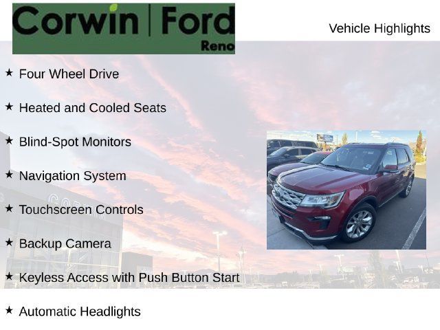 Used 2019 Ford Explorer Limited w/ Class III Trailer Tow Package AWD/4WD image 8