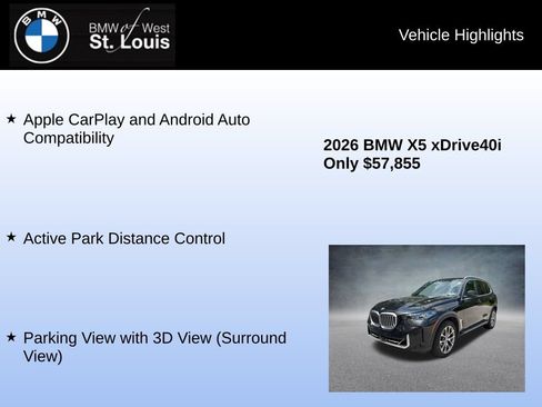 Used 2026 BMW X5 xDrive40i AWD/4WD image 16