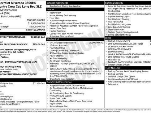 Used 2025 Chevrolet Silverado 3500 High Country w/ High Country Premium Package AWD/4WD image 16