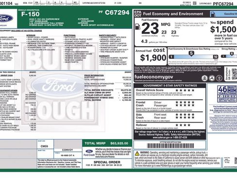 Used 2023 Ford F150 XLT w/ Equipment Group 302A High AWD/4WD image 22