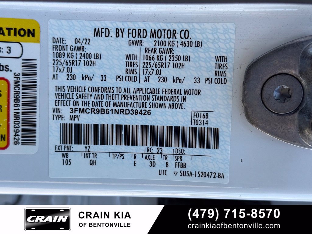 Used 2022 Ford Bronco Sport Big Bend AWD/4WD image 35