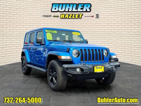 Certified 2022 Jeep Wrangler Unlimited Sahara AWD/4WD image 1