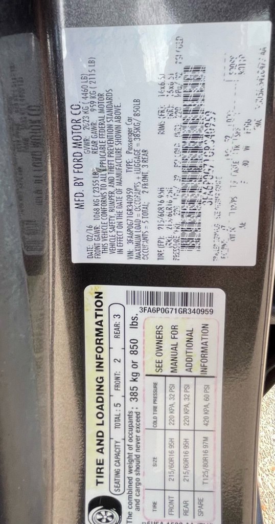 Used 2016 Ford Fusion S FWD image 33