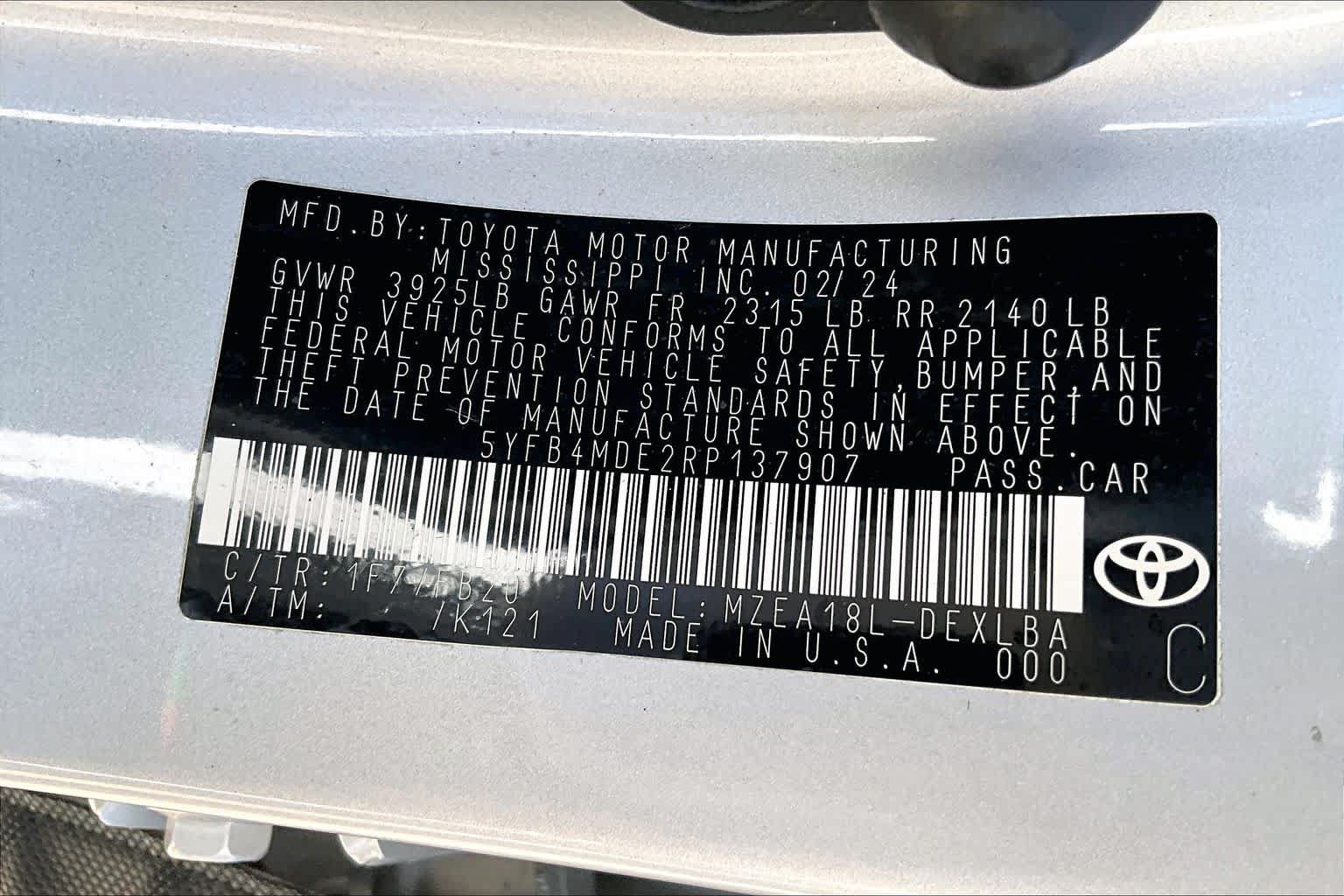 Used 2024 Toyota Corolla LE FWD image 34