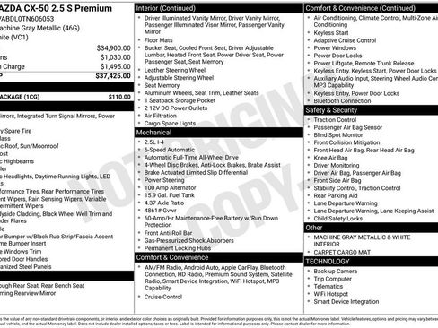 New 2026 MAZDA CX-50 AWD 2.5 S w/ Cargo Package image 3