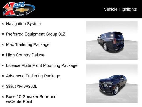 Used 2024 Chevrolet Suburban High Country image 2