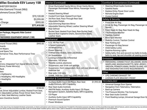 Used 2014 Cadillac Escalade ESV Luxury image 4