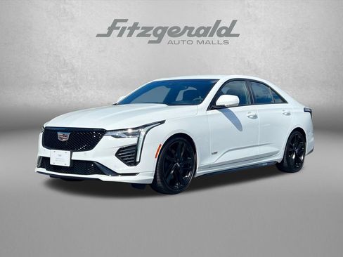 Certified 2024 Cadillac CT4 V w/ LPO, Blue Accent Package RWD image 2