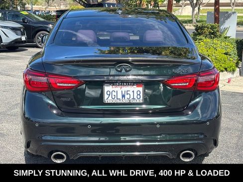 Certified 2023 INFINITI Q50 Red Sport 400 w/ Black Opal Edition image 5