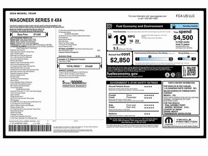 Used 2024 Jeep Wagoneer Series II w/ Flexible Seating Group