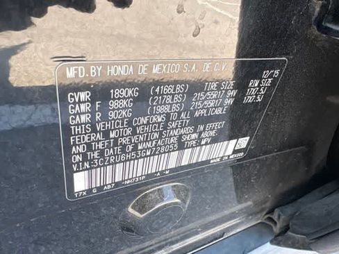 Used 2016 Honda HR-V EX image 26