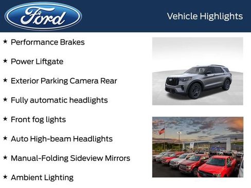 New 2026 Ford Explorer ST-Line w/ ST-Line Street Pack AWD/4WD image 8