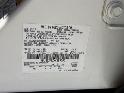 Used 2019 Ford EcoSport S FWD image 30