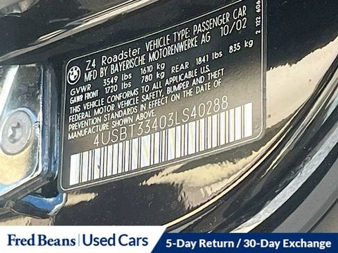 Used 2003 BMW Z4 2.5i RWD image 30