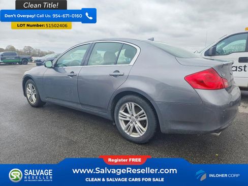 Used 2012 INFINITI G37 x Sedan w/ Premium Pkg AWD/4WD image 3