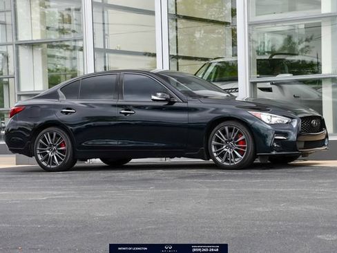 Used 2023 INFINITI Q50 Red Sport 400 w/ Black Opal Edition AWD/4WD image 1