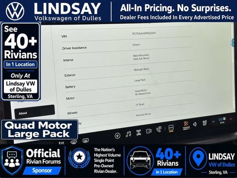Used 2023 Rivian R1T Adventure AWD/4WD image 26