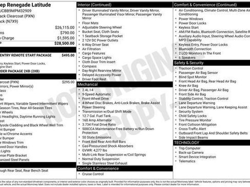 Used 2021 Jeep Renegade Latitude FWD image 8