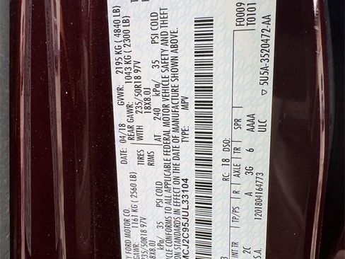 Used 2018 Lincoln MKC Select w/ Select Plus Package image 27