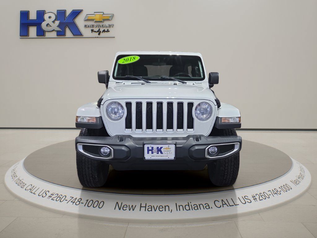 Used 2018 Jeep Wrangler Unlimited Sahara w/ Safetytec Group AWD/4WD image 2