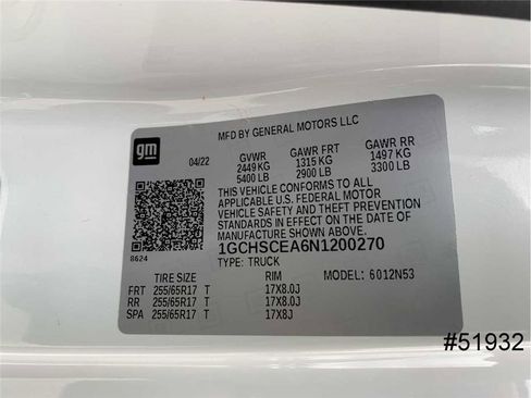 Used 2022 Chevrolet Colorado LT w/ Fleet Safety Package image 16