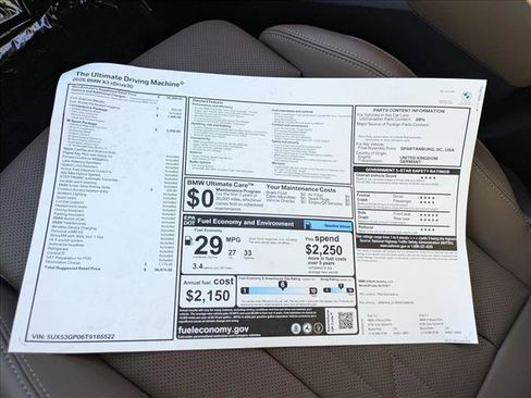 New 2026 BMW X3 xDrive30 w/ M Sport Package image 18