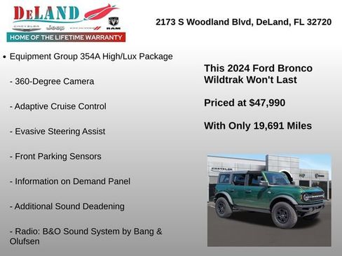 Used 2024 Ford Bronco Wildtrak AWD/4WD image 6