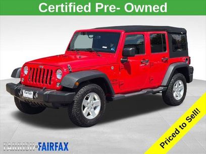 Certified 2016 Jeep Wrangler Unlimited Sport w/ Quick Order Package 24S