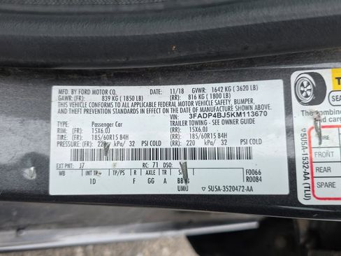 Used 2019 Ford Fiesta SE FWD image 16