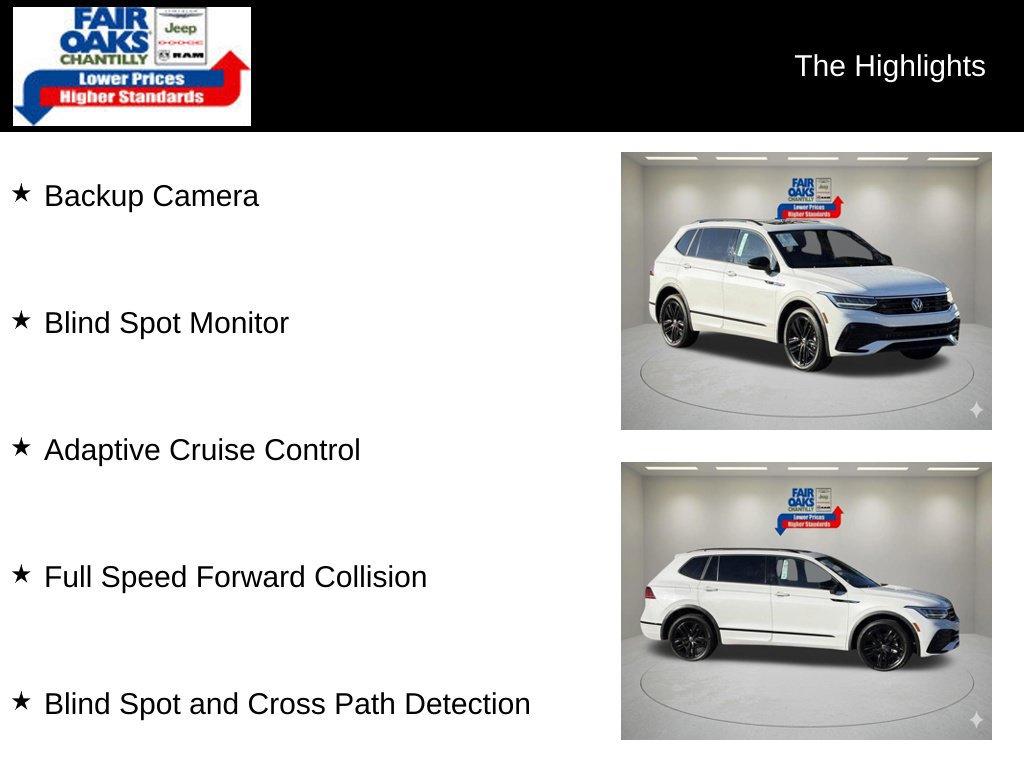 Used 2022 Volkswagen Tiguan SE R-Line FWD image 2