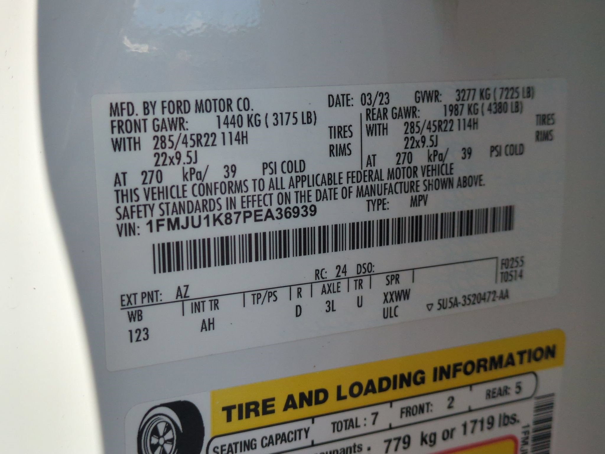 Certified 2023 Ford Expedition Limited RWD image 30